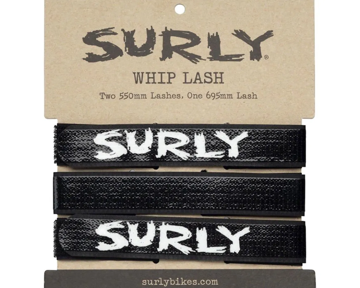 Surly Whip Lash Gear Strap Multi-Pack (Black)