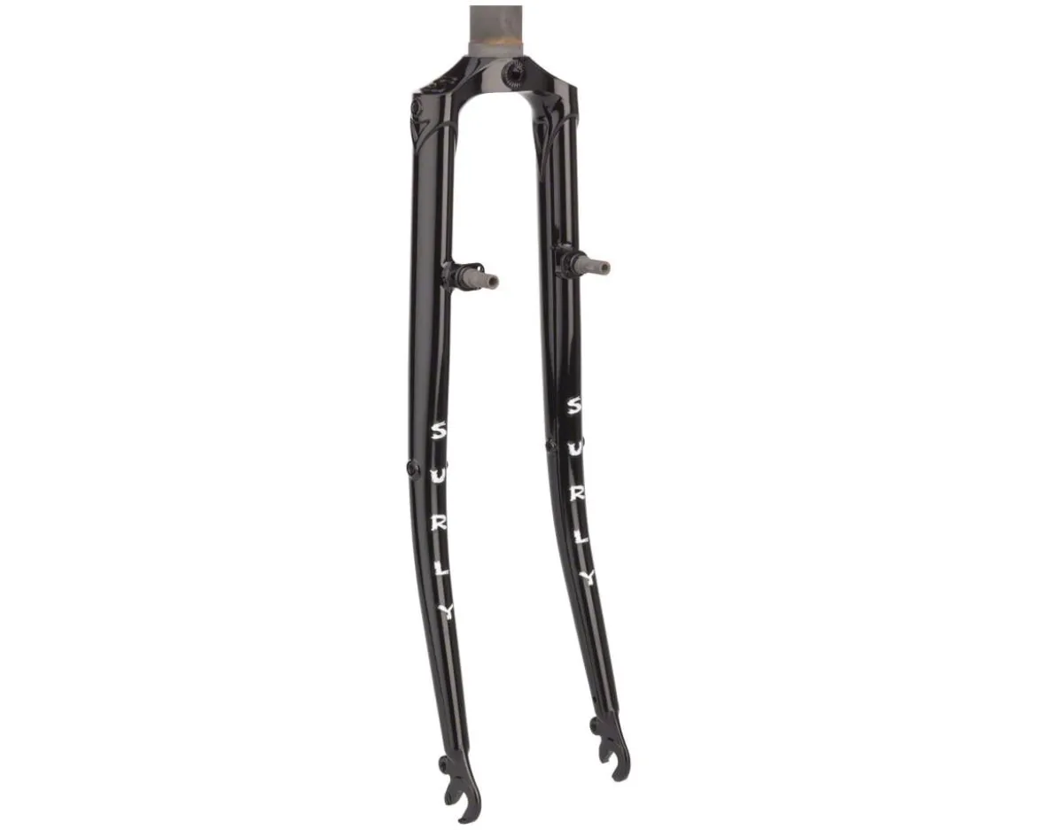 Surly CX Check Fork w/ Mid Eyelets & Threaded Bosses (Black) (Canti) (QR) (Straight) (44mm Rake)