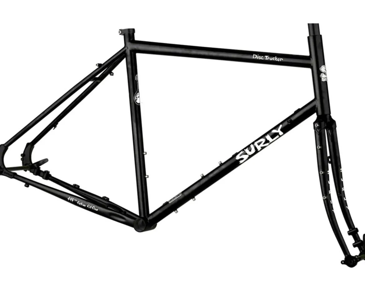 Surly Disc Trucker 26" Frameset (Hi-Viz Black) (54cm)