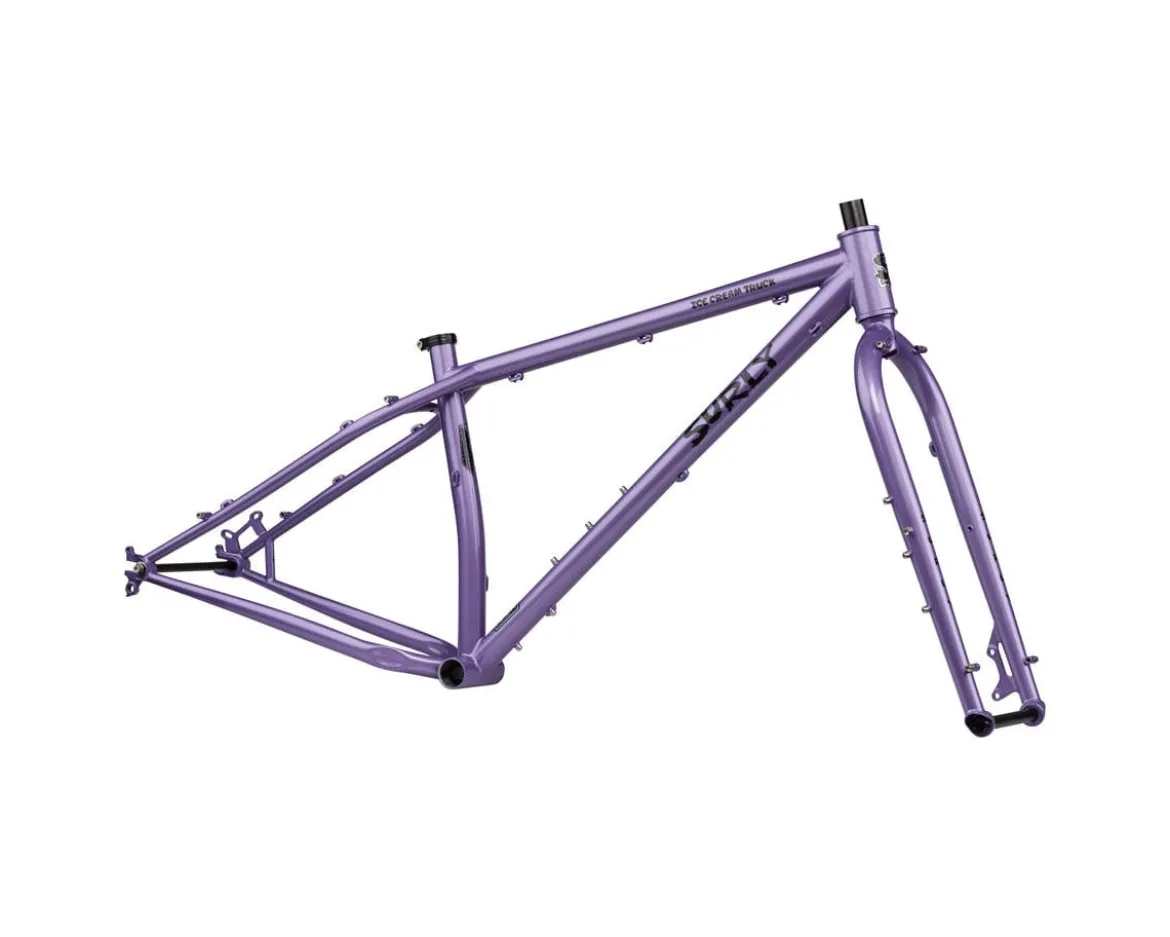 Surly Ice Cream Truck Fat Tire Mountain Bike Frameset (Taro Milk Tea) (S)