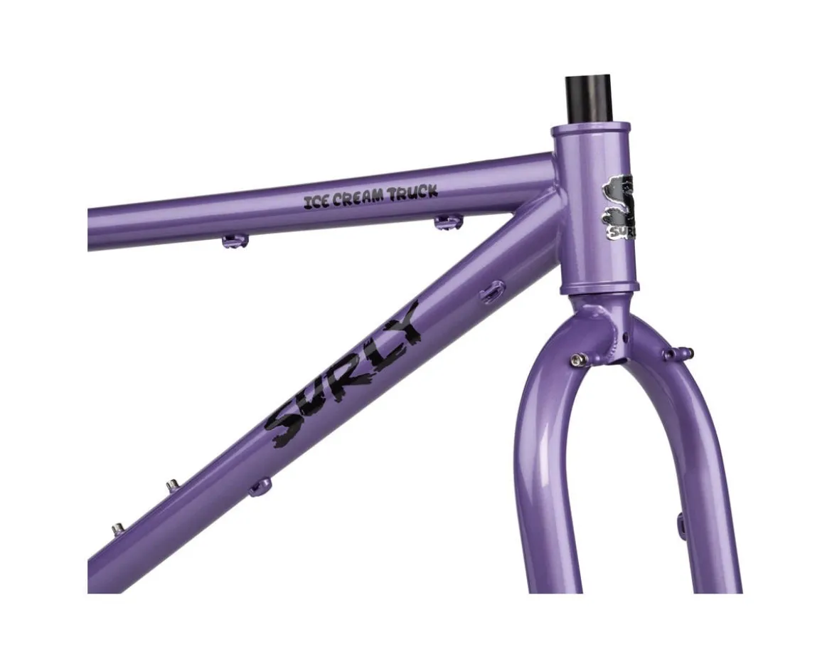 Surly Ice Cream Truck Fat Tire Mountain Bike Frameset (Taro Milk Tea) (S)