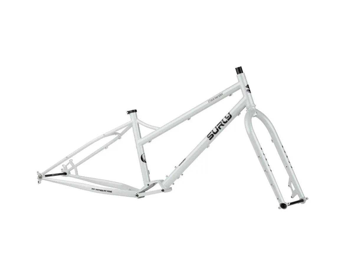 Surly Moonlander Fat Tire Mountain Bike Frameset (Lunar Dust Grey) (S)