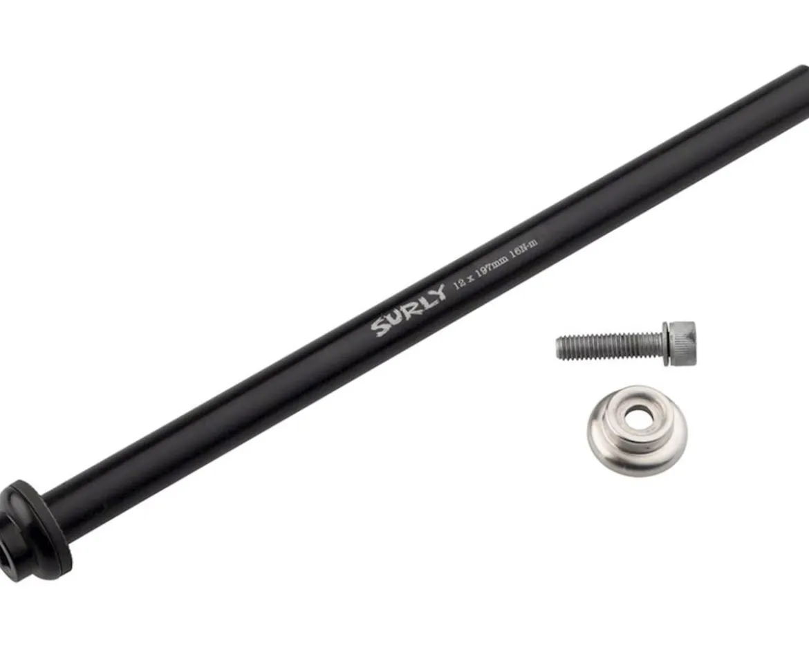 Surly Rear Thru-Axle (Black) (12 x 197mm) (Chromoly)