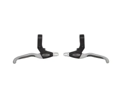 Tektro CL530-RS Brake Levers (Black/Silver) (Pair) (Long-Pull) (For Linear Pull/V-Brakes)