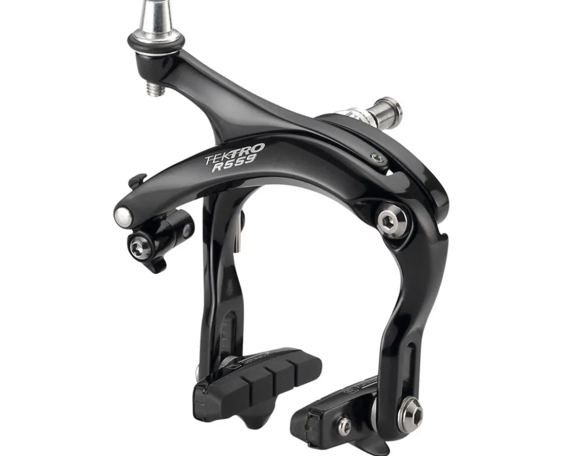 Tektro R559 Road Caliper Brake (High Polish Black) (Front) (Dual Pivot)