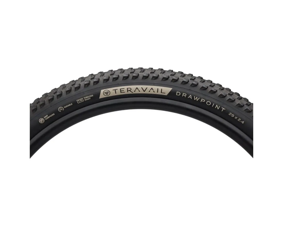 Teravail Drawpoint Tire (Black) (Tubeless) (29") (2.4") (Durable) (Grip Compound)