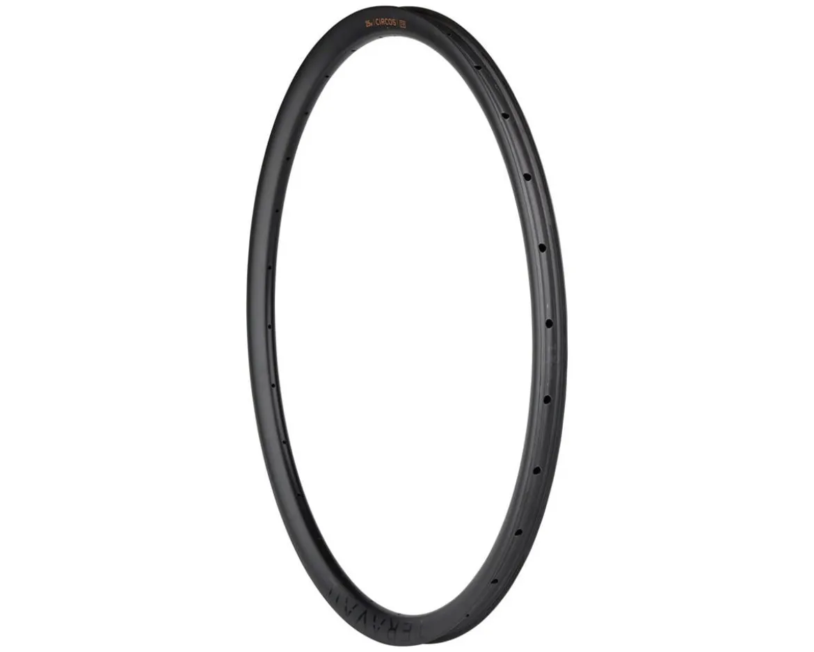 Teravail Circos Carbon Gravel Rim (Matte Carbon) (Front) (24H) (Presta) (700c)