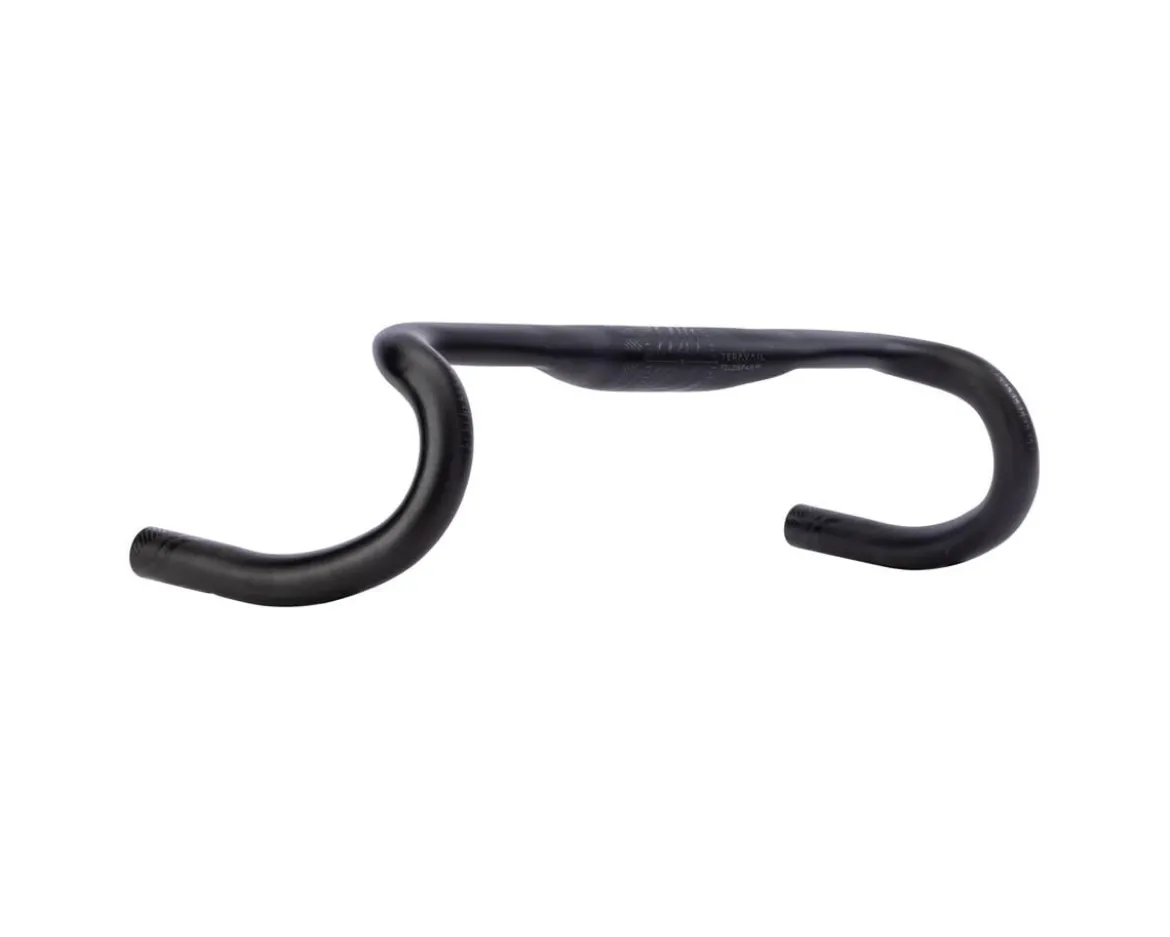 Teravail Fedlspar SE Drop Handlebar (Black) (Aluminum) (40cm) (31.8mm Clamp)