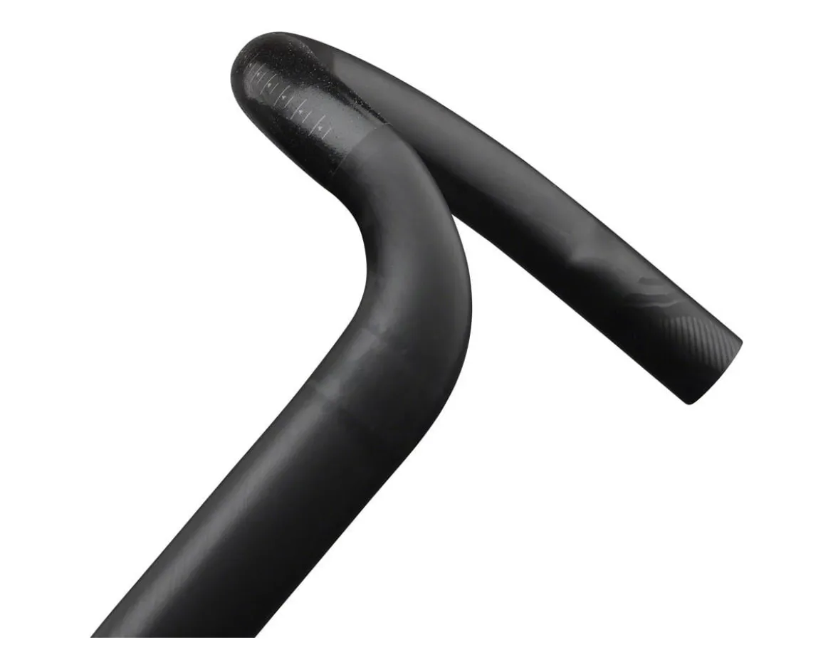 Teravail Feldspar Carbon Drop Handlebar (Black) (40cm) (31.8mm Clamp)