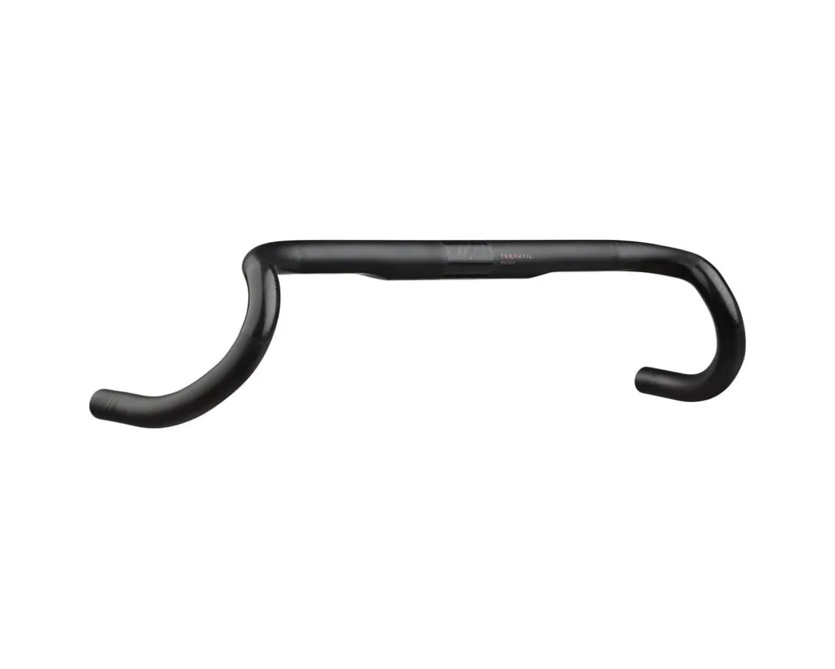 Teravail Radia 24 Carbon Drop Handlebar (Black) (38cm) (31.8mm Clamp)