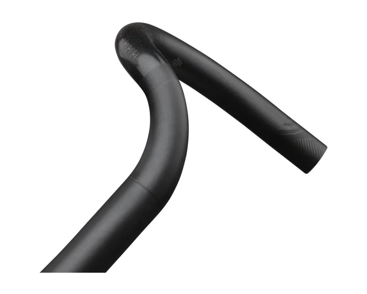 Teravail Radia 24 Carbon Drop Handlebar (Black) (38cm) (31.8mm Clamp)