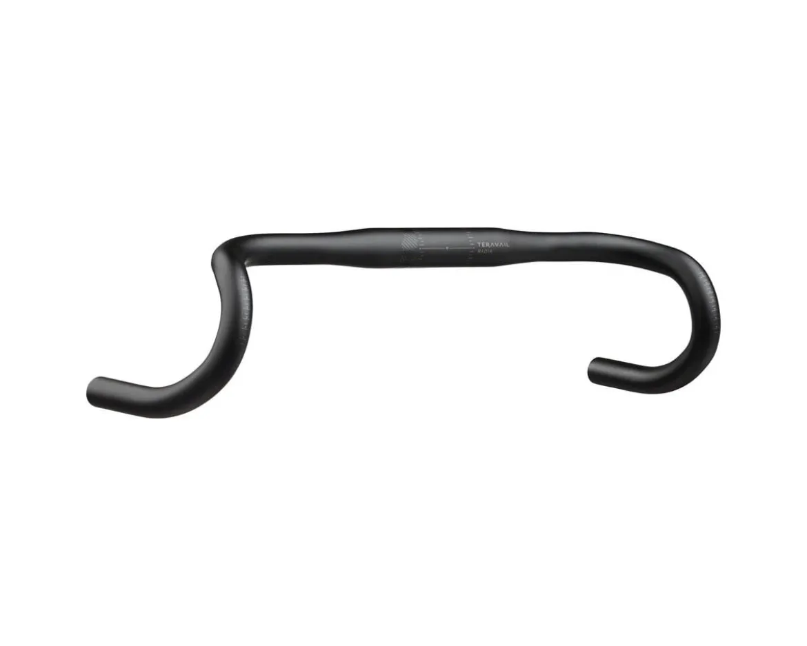 Teravail Radia 12 Drop Handlebar (Black) (Aluminum) (38cm) (31.8mm Clamp)