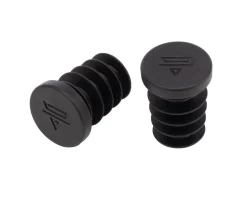 Teravail Rubber Bar End Plugs (Obsidian Black)