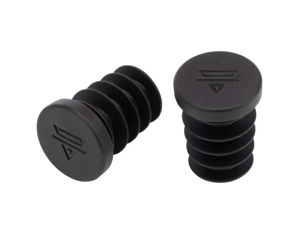 Teravail Rubber Bar End Plugs (Obsidian Black)