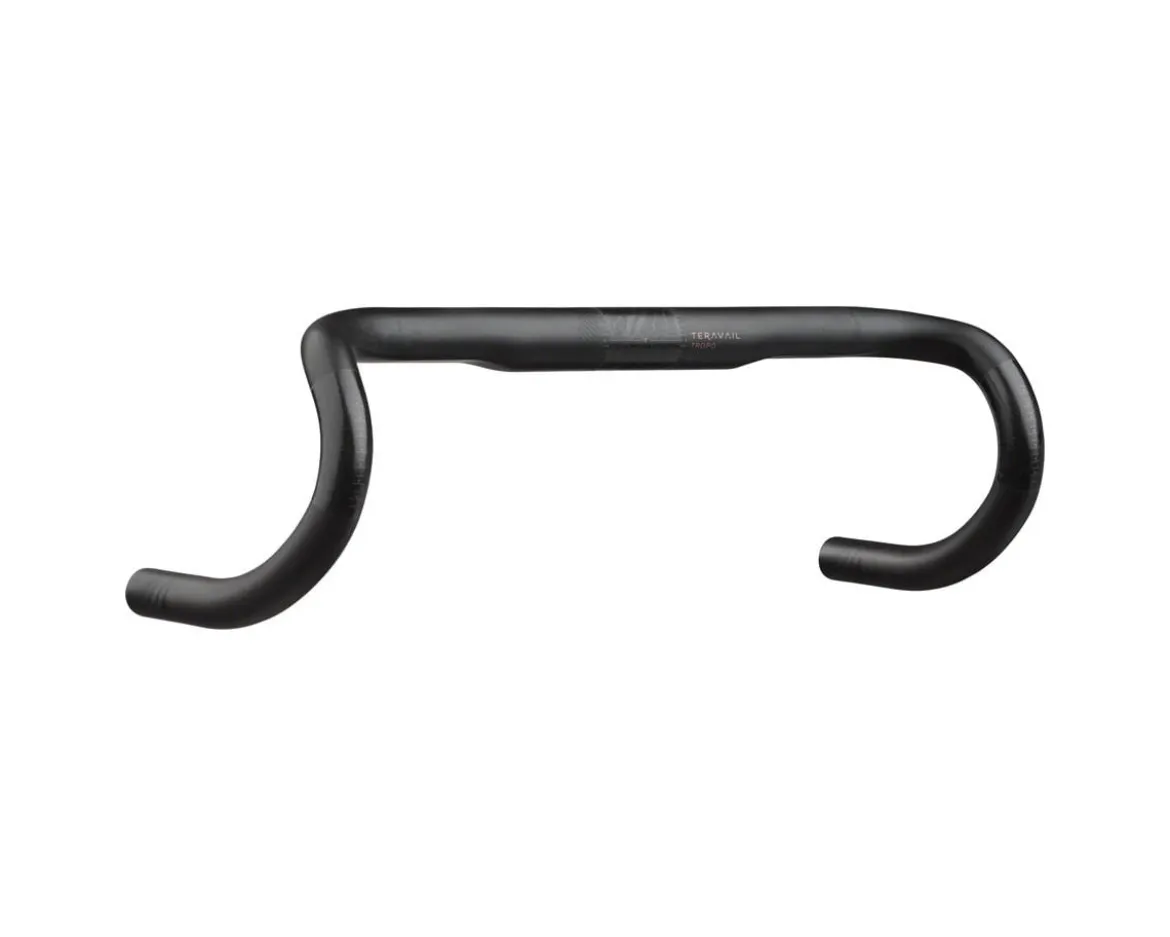 Teravail Tropo Carbon Drop Handlebar (Black) (38cm) (31.8mm Clamp)