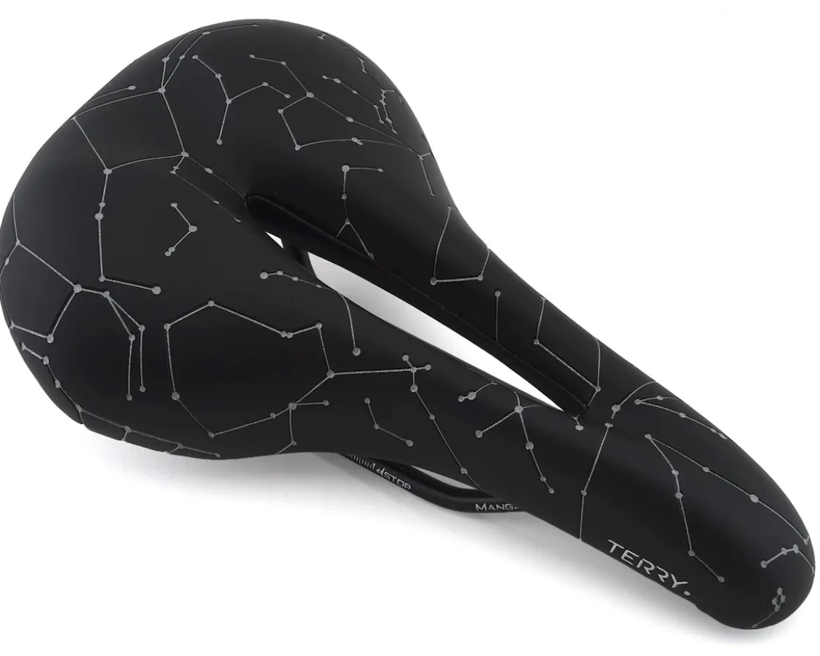 Terry Butterfly Galactic+ Women's Saddle (Black Night) (Manganese Rails) (155mm)