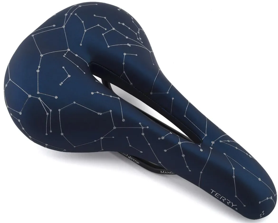 Terry Butterfly Galactic+ Women's Saddle (Night Sky) (Manganese Rails) (155mm)