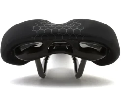 Terry Fly Ti Gel Men's Saddle (Black/Grey) (TI-316 Rails) (140mm)