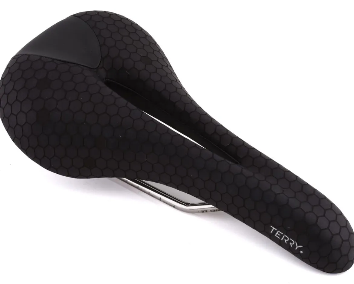Terry Fly Ti Men's Saddle (Black) (TI-316 Rails) (140mm)