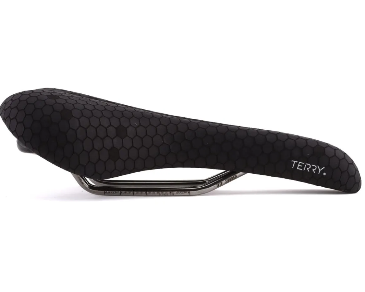 Terry Fly Ti Men's Saddle (Black) (TI-316 Rails) (140mm)