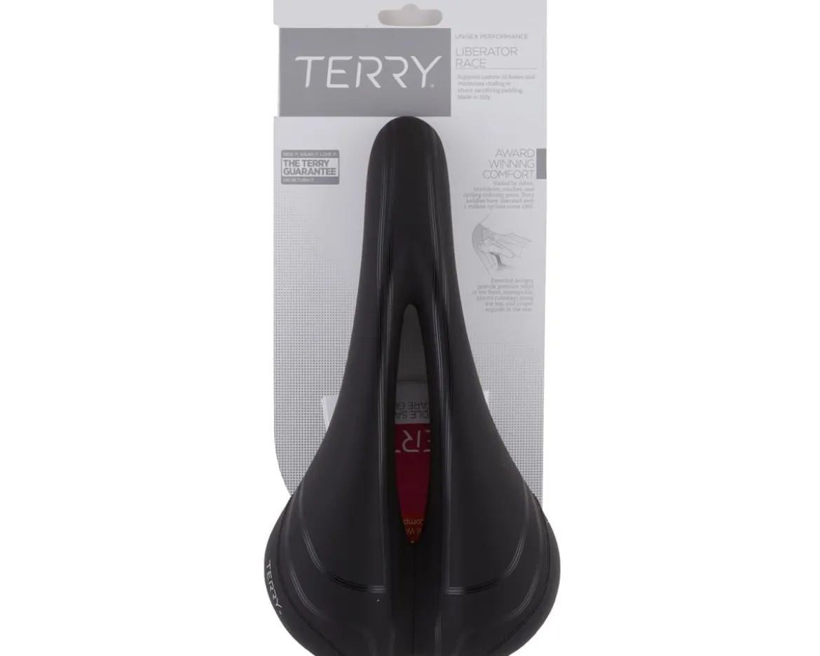 Terry Liberator Race Saddle (Black) (TI-316 Rails) (147mm)