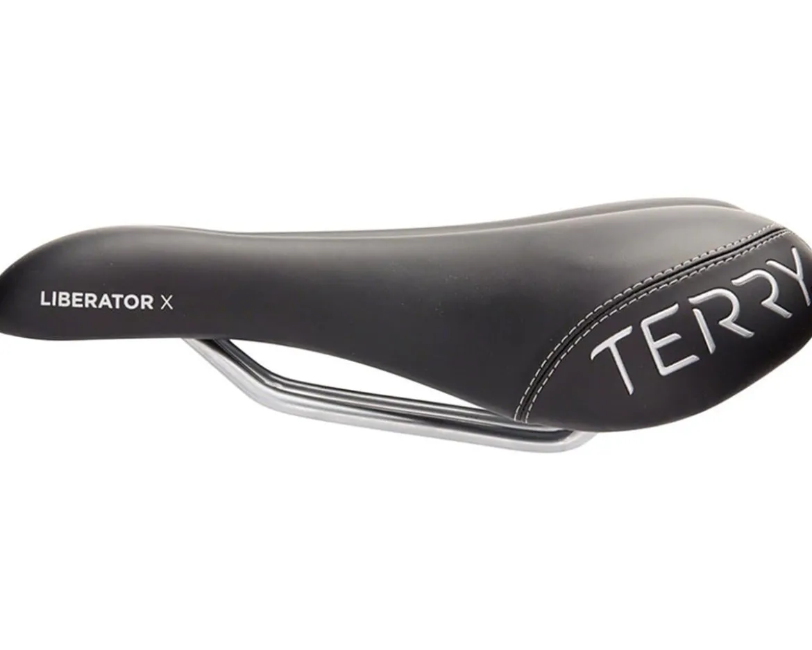 Terry Liberator X Saddle (Black) (Steel Rails) (163mm)