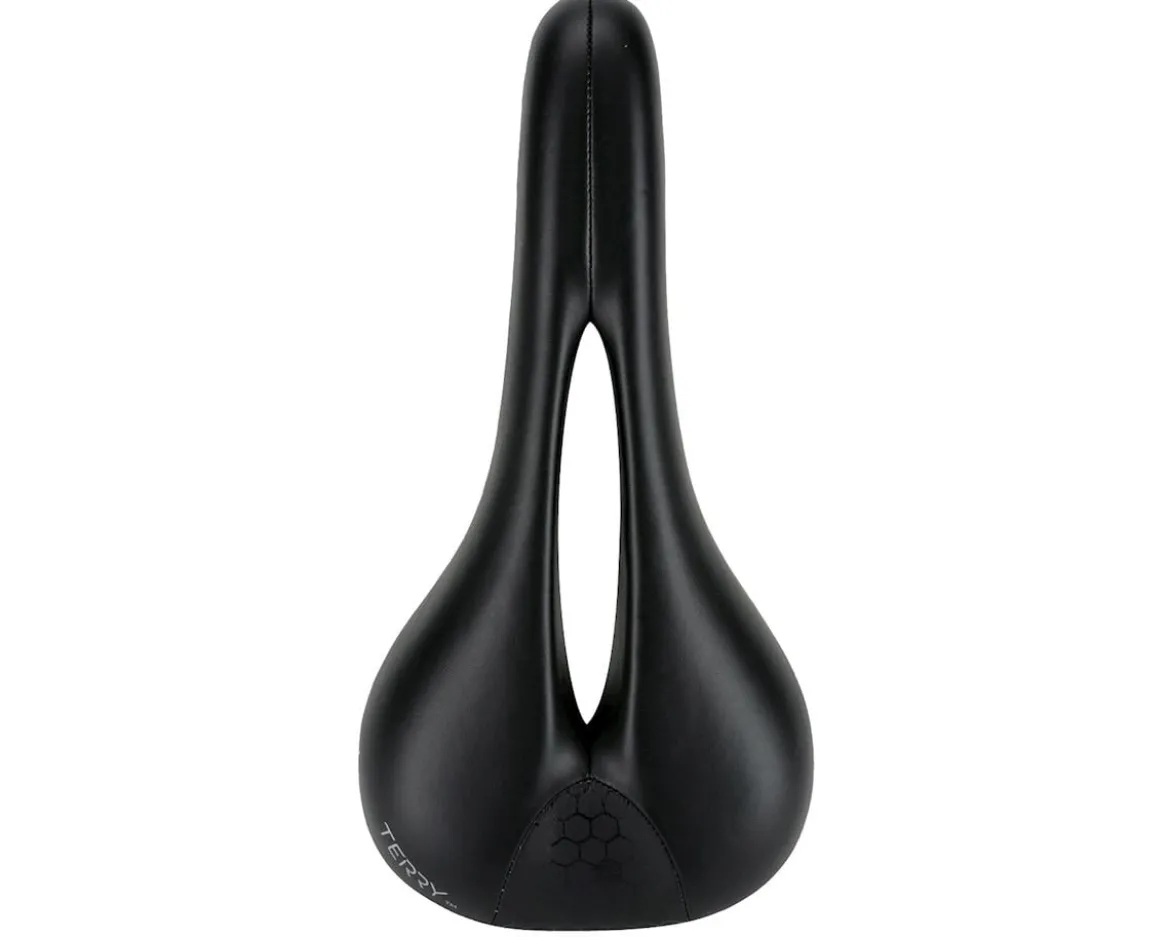 Terry Men's Fly Chromoly Saddle (Black) (FeC Alloy Rails) (140mm)