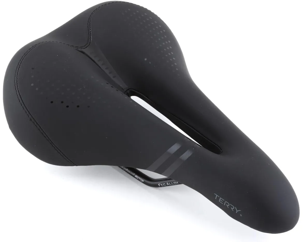 Terry Men's Liberator Y Italia Saddle (Black) (Steel Rails) (172mm)