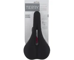 Terry Raven Ti Gel Women's Saddle (Black) (CrN/Titanium Rails) (150mm)