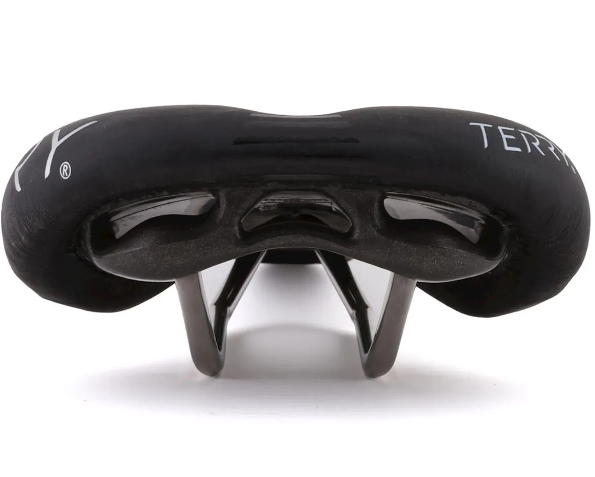 Terry Women's Butterfly Century Saddle (Black) (Titanium Rails) (152mm)