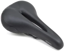 Terry Women's Butterfly Chromoly Saddle (Black) (FeC Alloy Rails) (155mm)