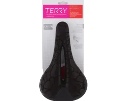 Terry Women's Butterfly Ti Saddle (Black) (Titanium Rails) (155mm)