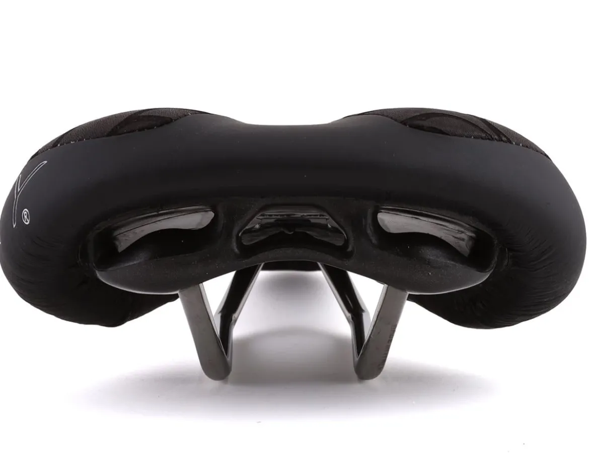 Terry Women's Butterfly Ti Saddle (Black) (Titanium Rails) (155mm)