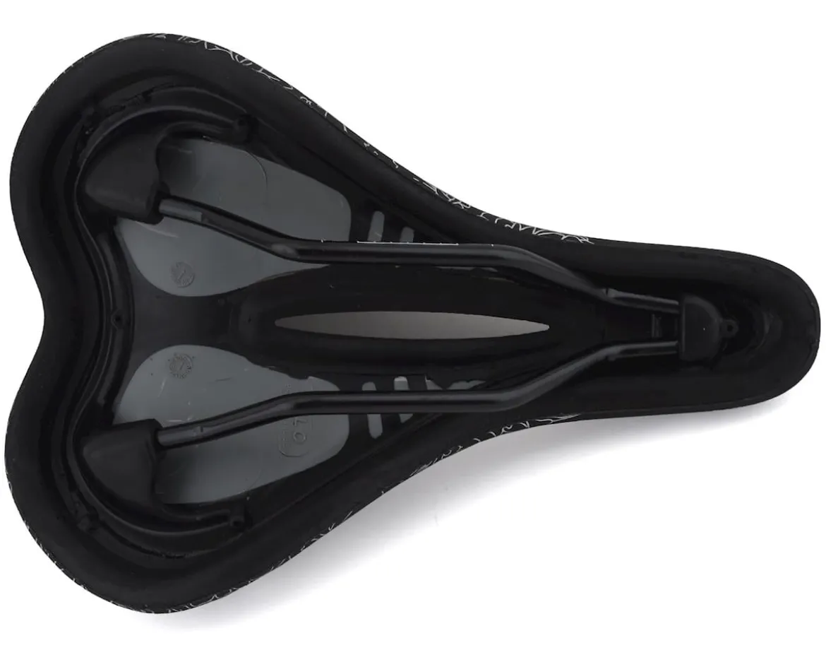 Terry Women's Cite X Gel Saddle (Black/Flower) (Steel Rails) (175mm)