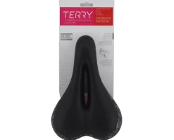 Terry Women's Cite X Gel Saddle (Black/Flower) (Steel Rails) (175mm)