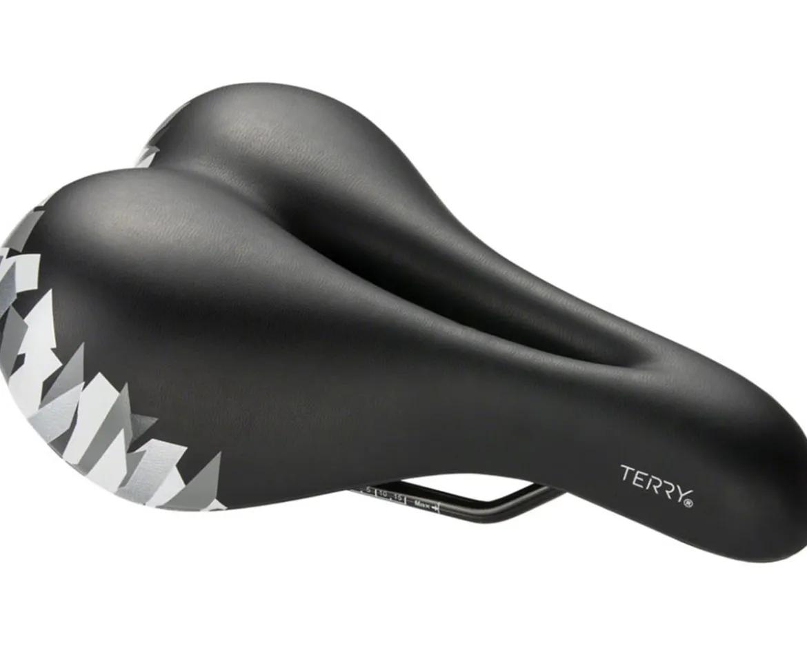 Terry Women's Cite X Saddle (Black/Skyline) (Steel Rails) (175mm)