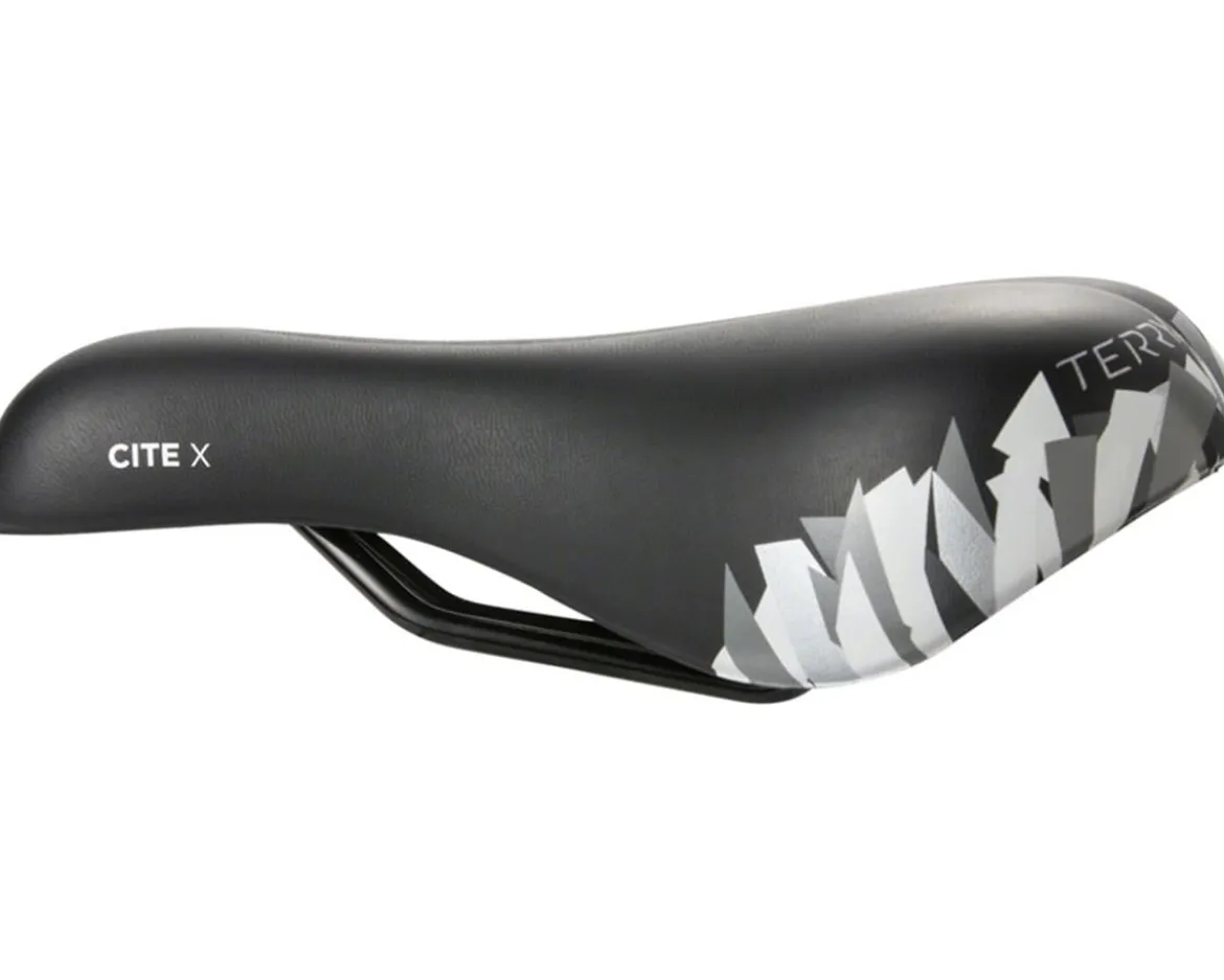 Terry Women's Cite X Saddle (Black/Skyline) (Steel Rails) (175mm)