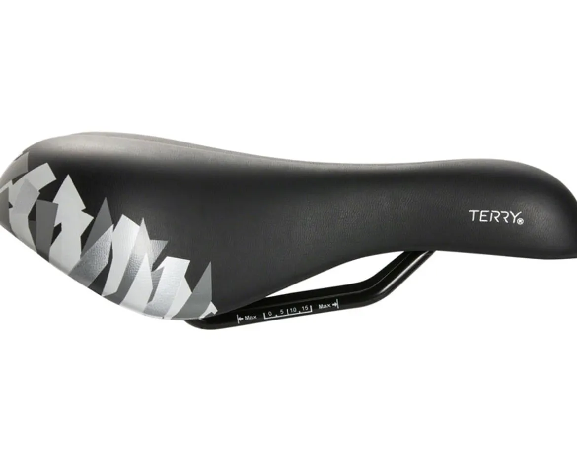 Terry Women's Cite X Saddle (Black/Skyline) (Steel Rails) (175mm)