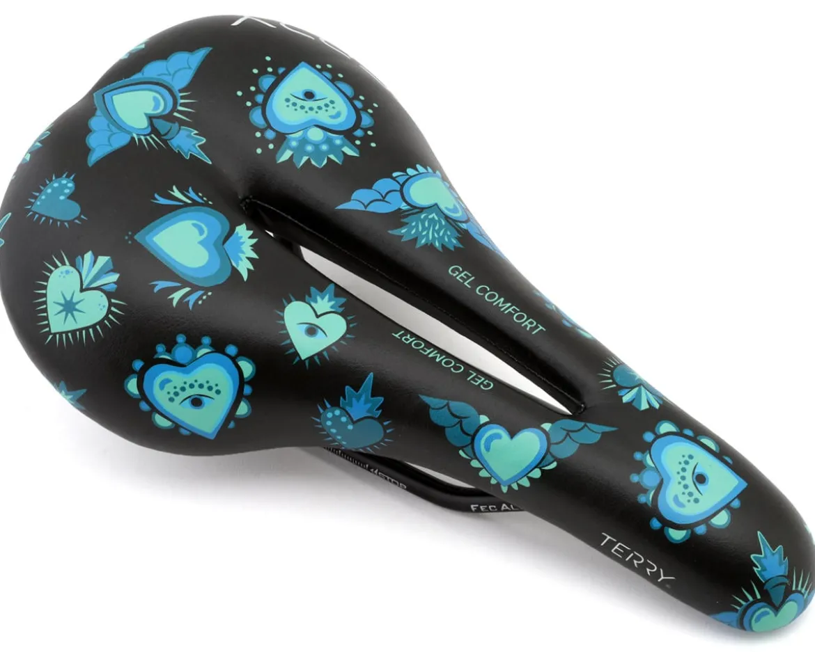 Terry Women's Topo Gel Saddle (Milagro Noche) (FeC Alloy Rails) (150mm)
