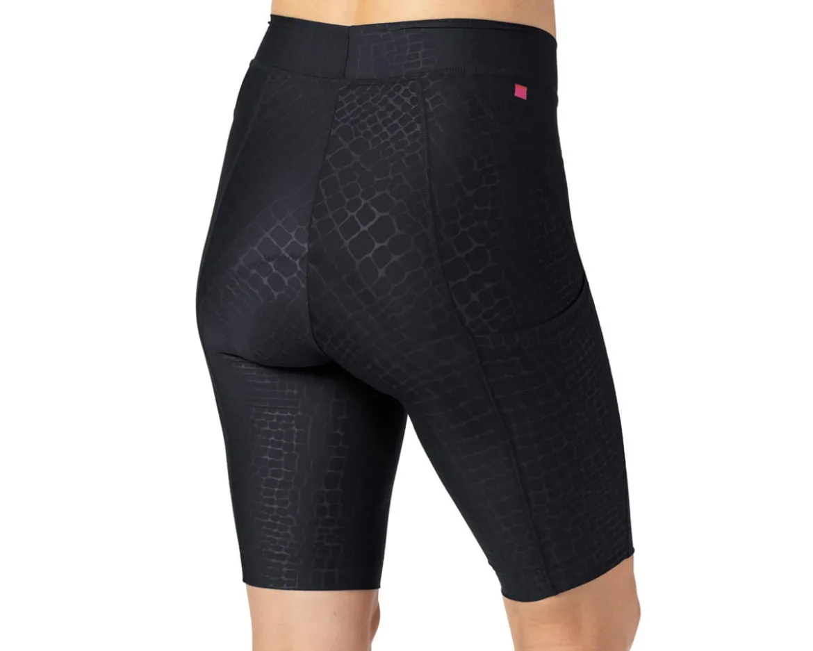 Terry Bike Bermuda LTD Shorts (Black/Crocodile) (L)