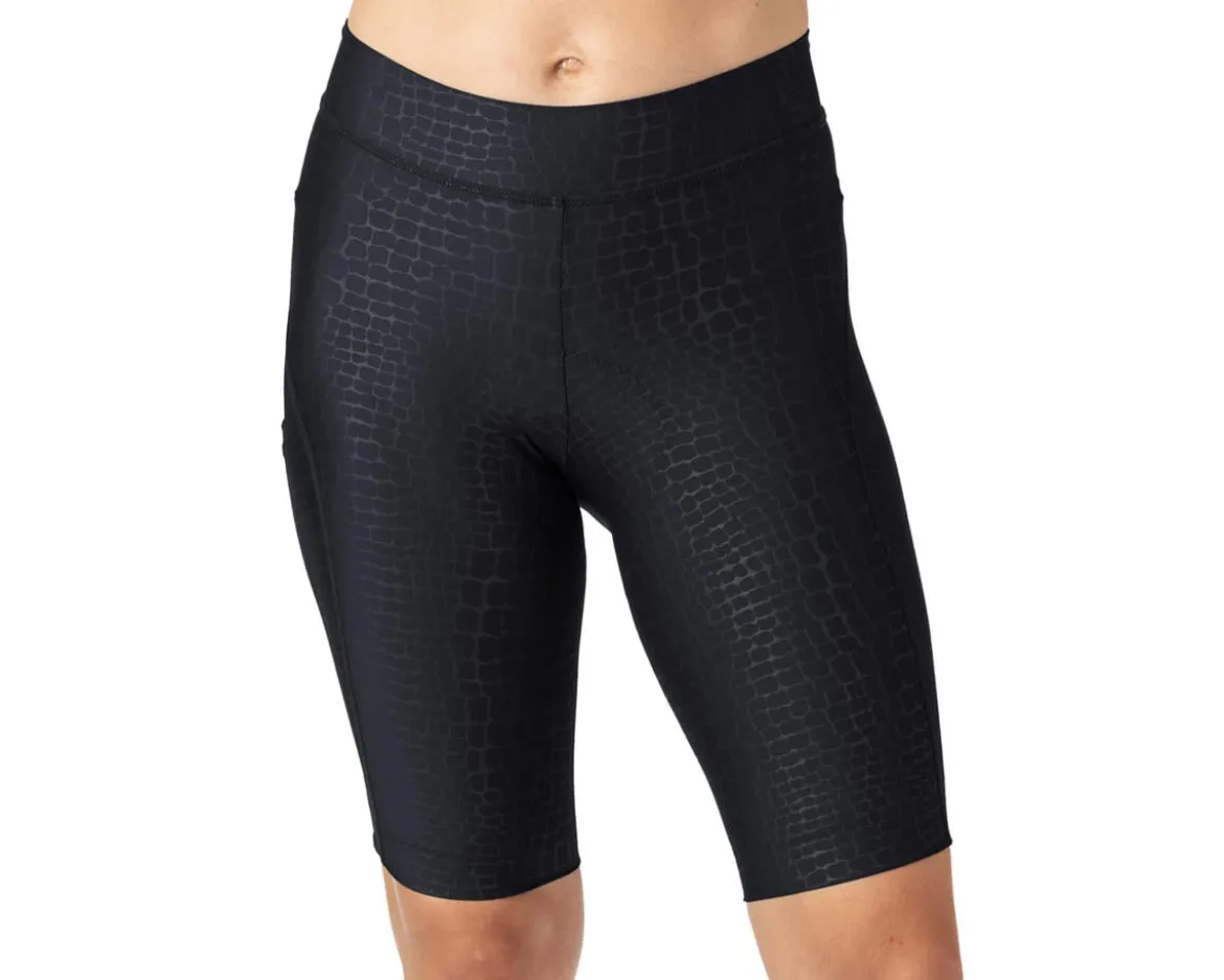 Terry Bike Bermuda LTD Shorts (Black/Crocodile) (L)