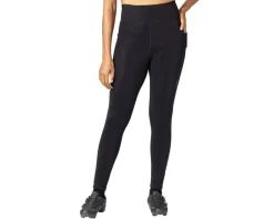 Terry Pad-less Hi-Rise Tights (Black) (S) (No Chamois)