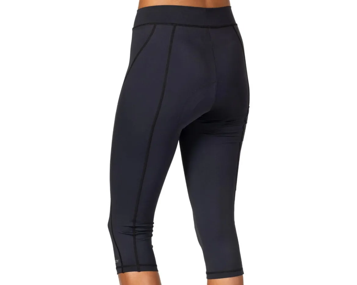 Terry Stash Capri (Black) (S) (w/ Chamois)