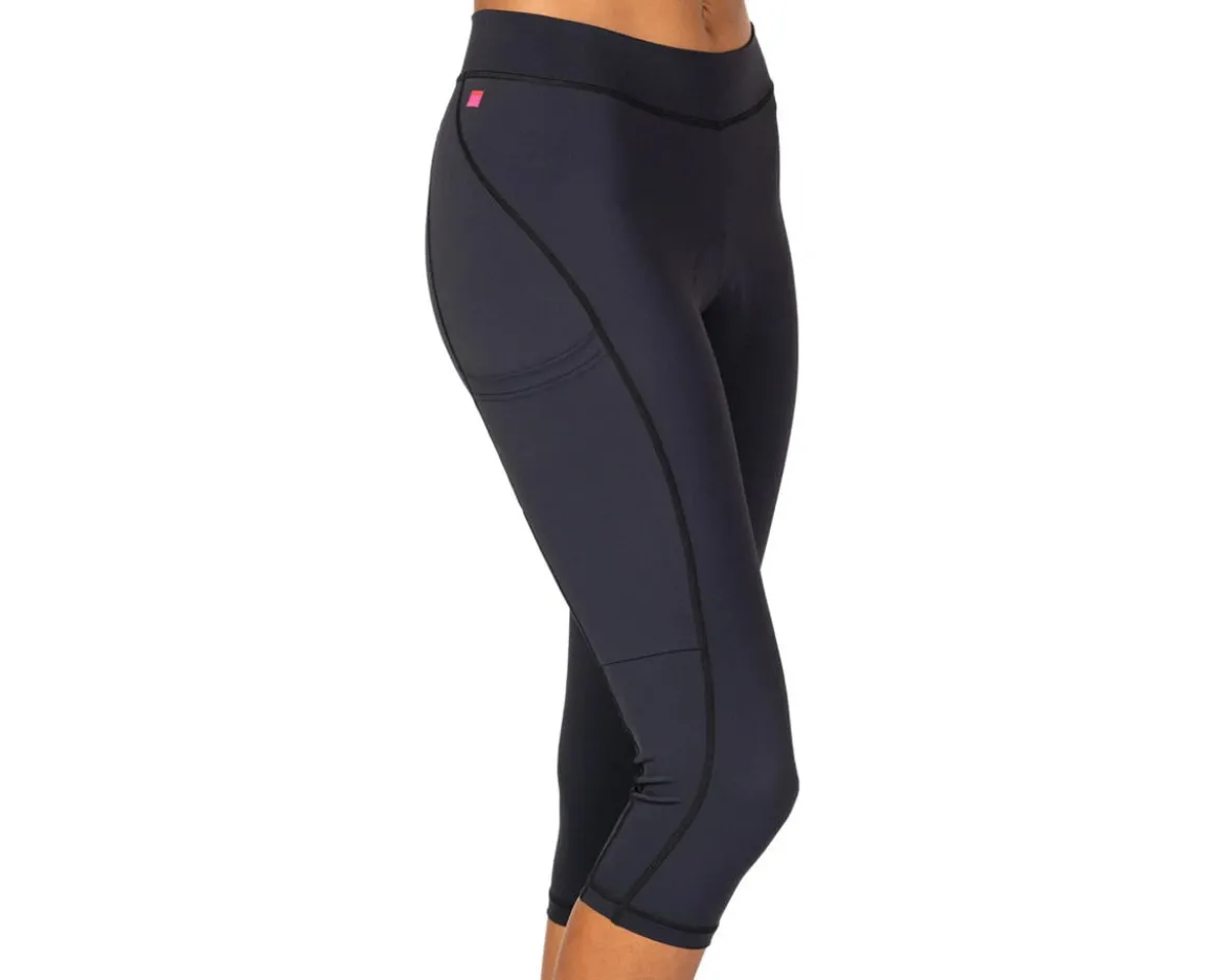 Terry Stash Capri (Black) (S) (w/ Chamois)