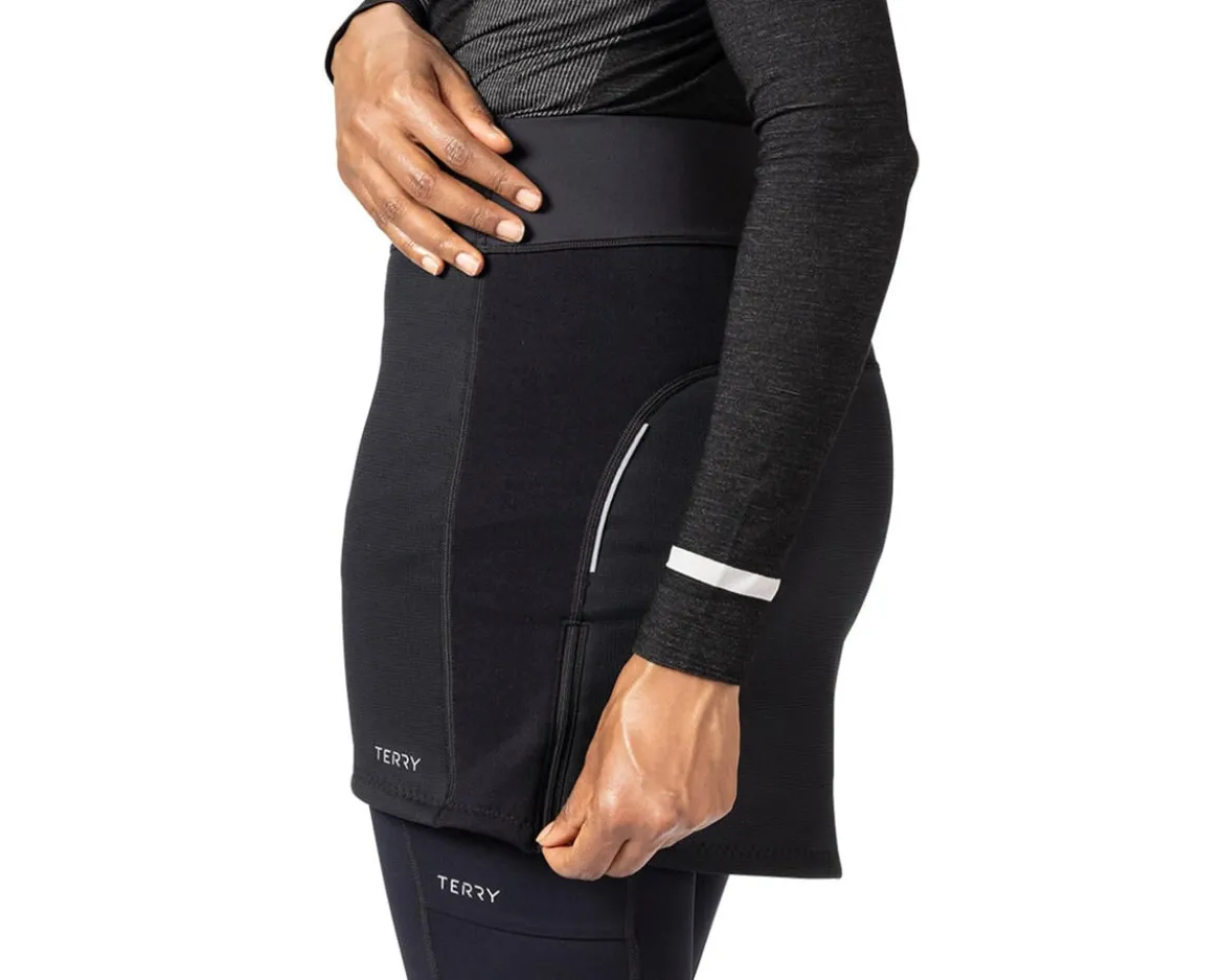 Terry Winter Bike Overskirt (Black) (S)