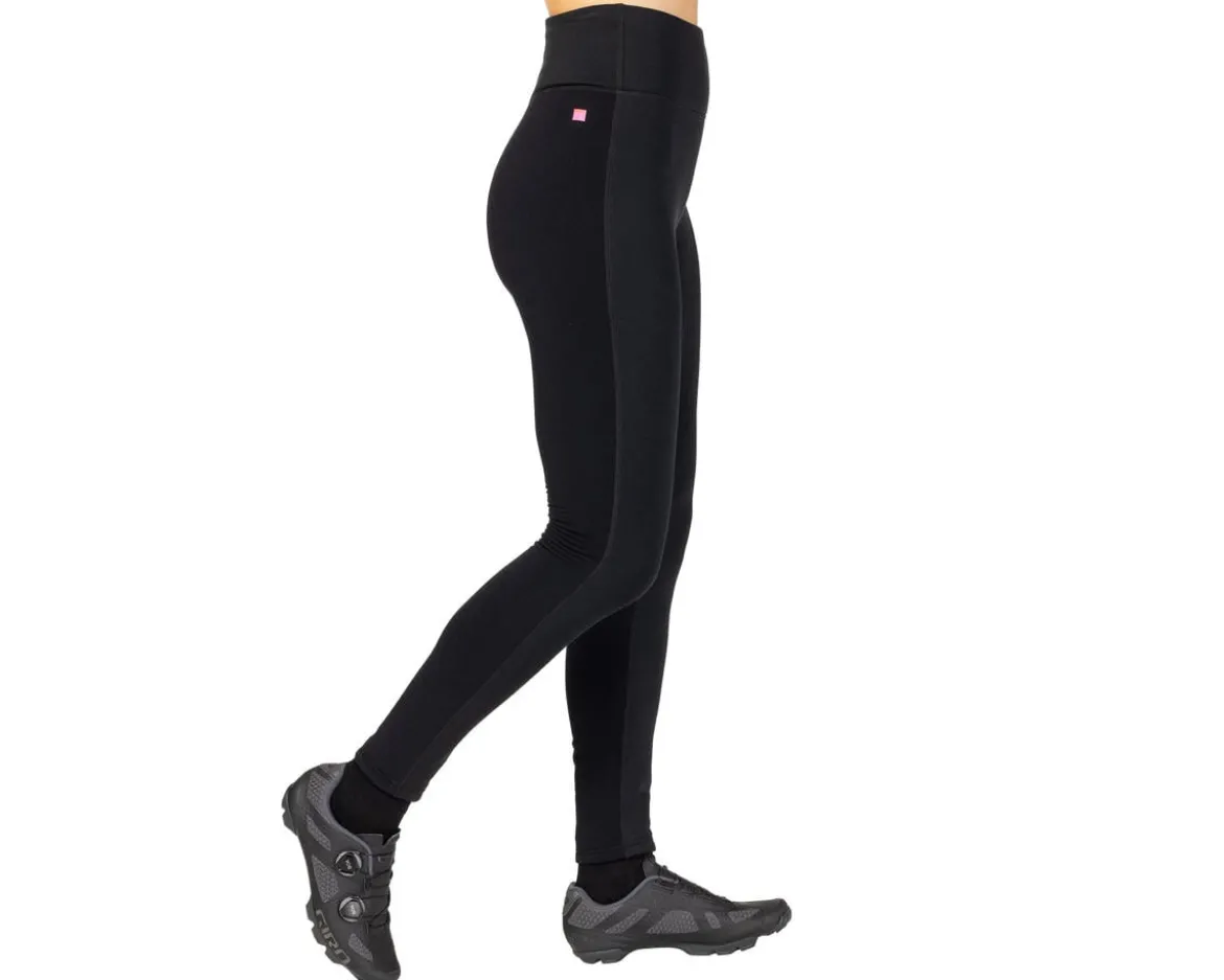 Terry Women's Padless Winter Bike Tights (Black) (No Chamois) (L)
