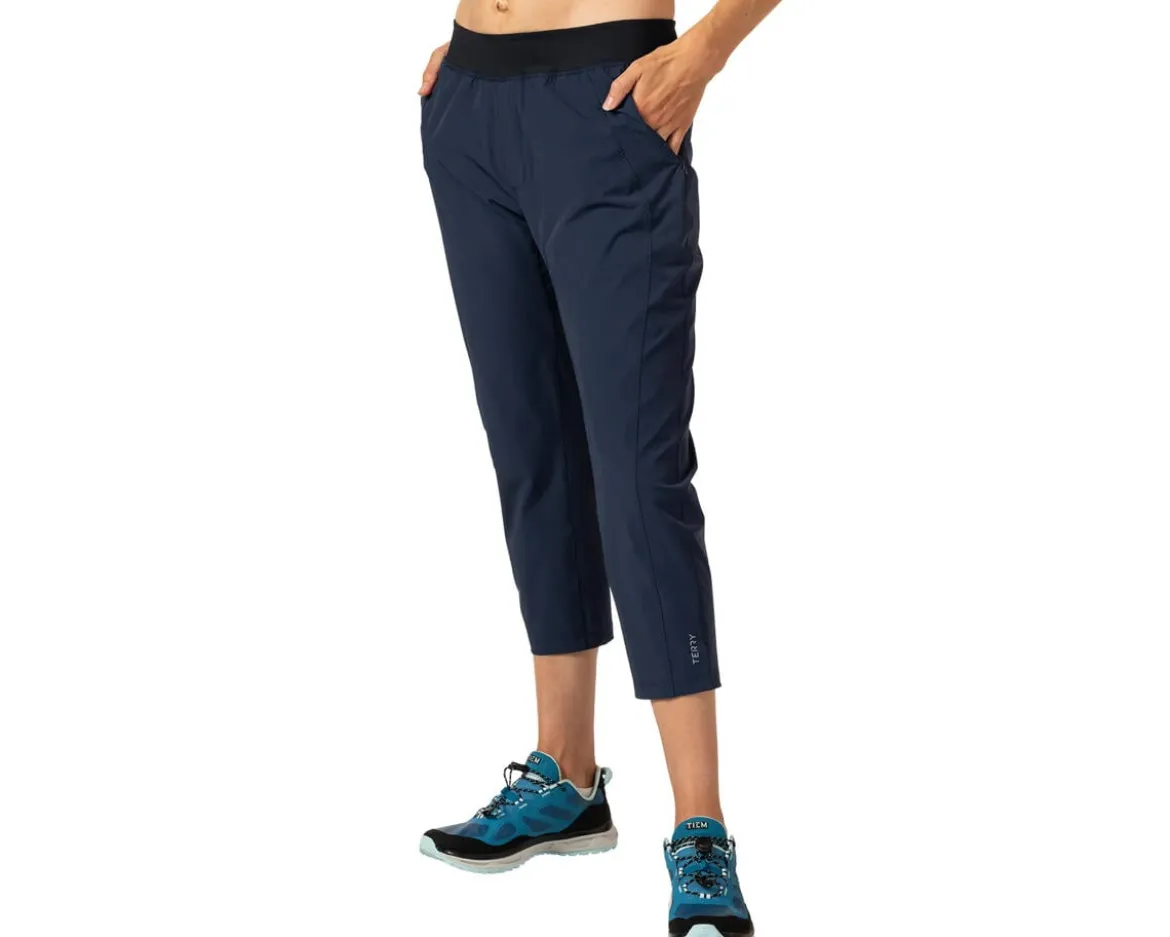 Terry Women's Pedal Pusher Bike Capri (Black Iris) (XL)