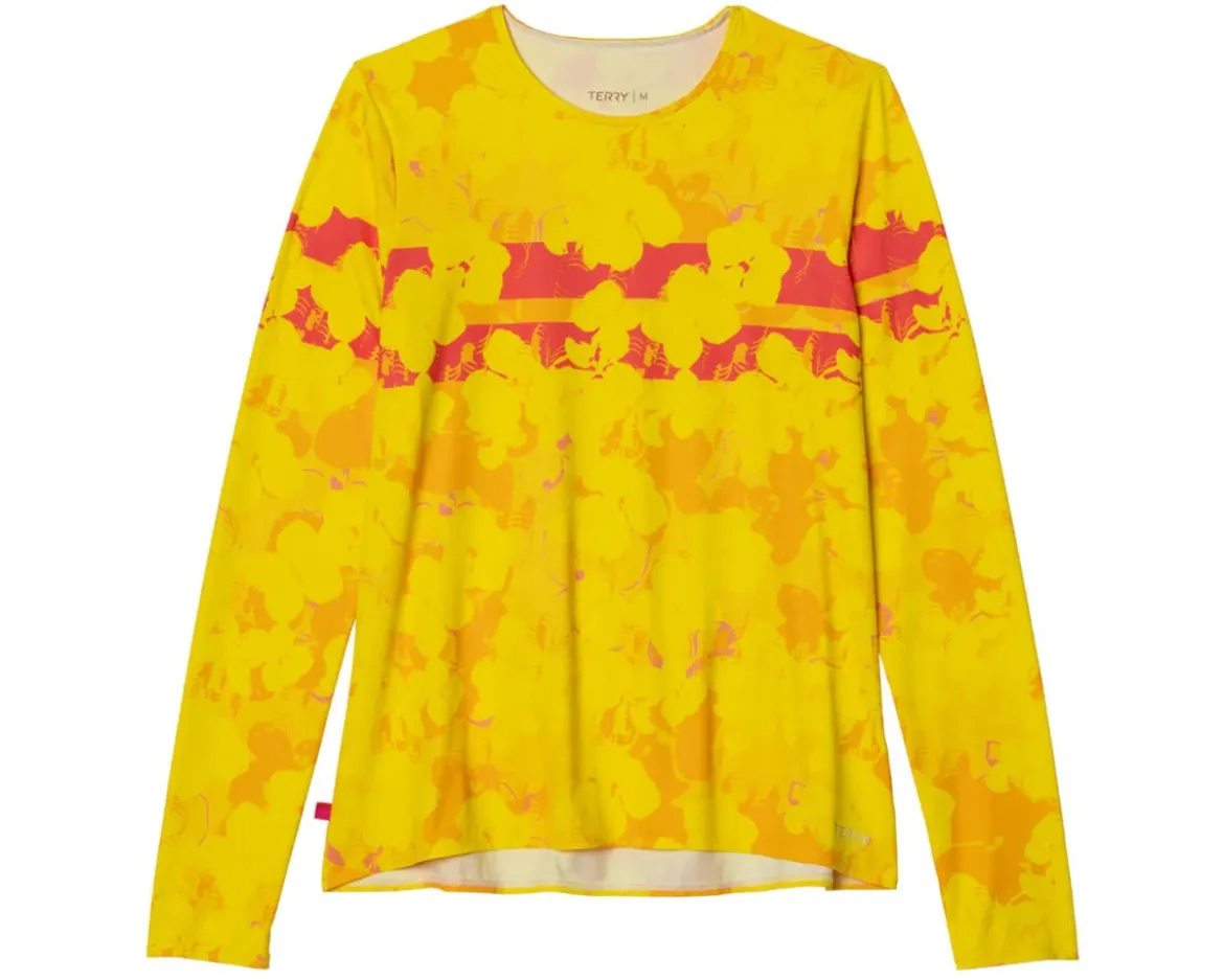 Terry Women's Soleil Flow Long Sleeve Top (Gold Shimmer) (S)
