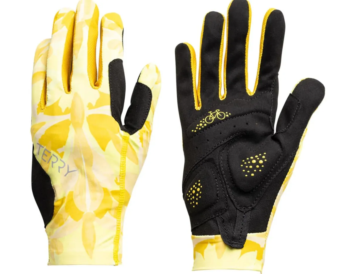 Terry Women's Soleil Full Finger Gloves (Aqueous Sun) (L)