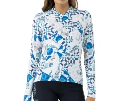 Terry Women's Soleil Long Sleeve Jersey (Greek Mosaic) (S)